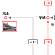 京都の観光・旅行 桜 アクセス－京都駅04－