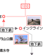 京都の観光・旅行 桜 アクセス－京都駅06－